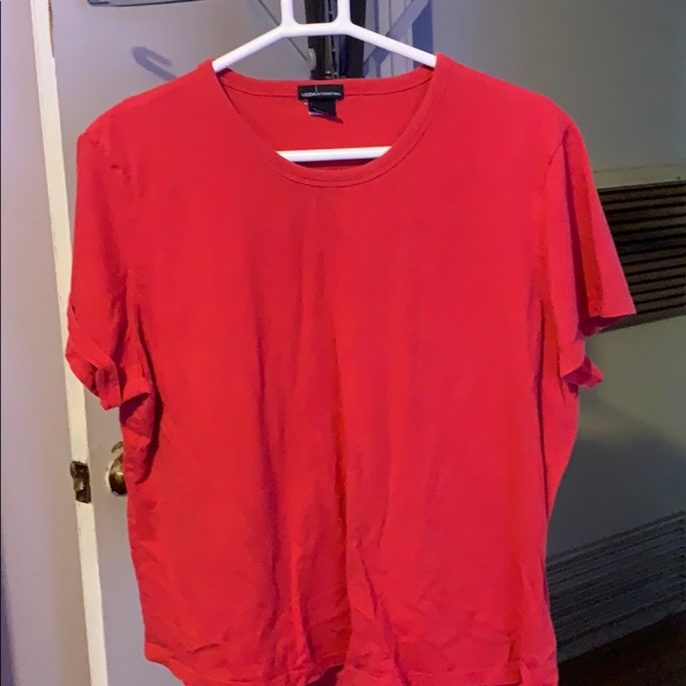 Moda International red t-shirt
